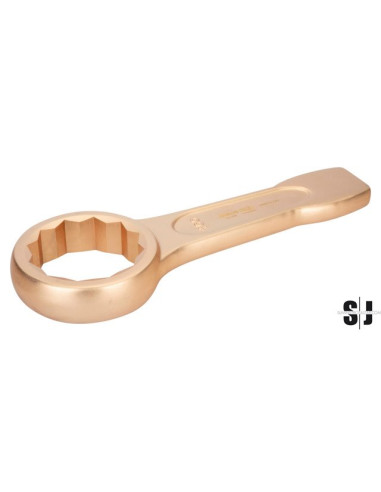 Llave estrella de golpe de 87 mm, anti-chispa de Cobre Berilio (355 mm)
