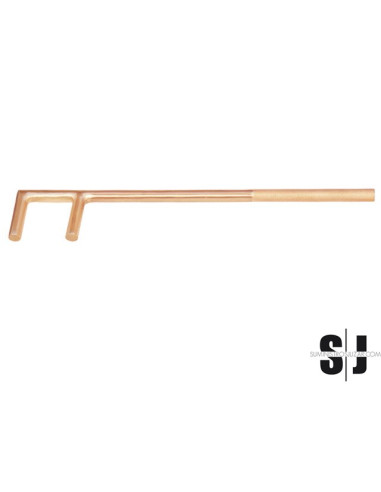 Gancho para válvulas de 30 mm, anti-chispa de Cobre Berilio (200 mm)