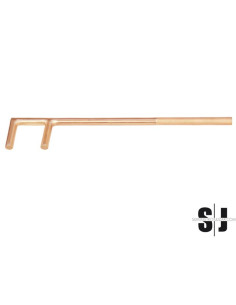 Gancho para válvulas de 40 mm, anti-chispa de Cobre Berilio (300 mm)