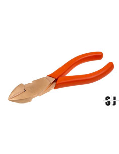 Alicate de corte diagonal para industria pesada, anti-chispa de Cobre Berilio (180 mm)