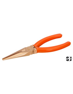 Alicates de punta larga, anti-chispa de Cobre Berilio (160 mm)