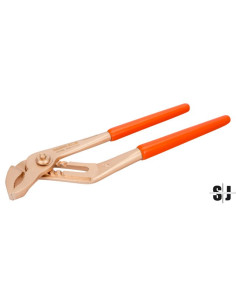 Alicates articulados con ranura, anti-chispa de Cobre Berilio (250 mm)