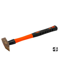 Martillo tipo alemán, anti-chispa, con cabeza de Cobre Berilio y mango de fibra de vidrio (800 g)