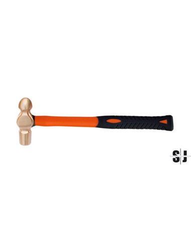 Martillo de bola anti-chispa con cabeza de Cobre Berilio y mango de madera (450 g)