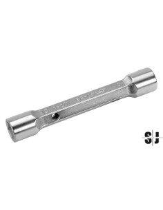 Llave de tubo de dos bocas de 18 mm x 19 mm con acabado cromado de 163 mm (en blíster)