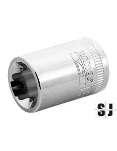 Vaso con cuadradillo de 3/8" y perfil TORX® E16 (embalaje en blíster)