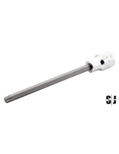 Vaso con punta serie larga y cuadradillo de 3/8" para tornillos TORX® T50 (embalaje en blíster)
