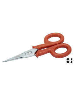 Tijeras de electricista de 48 mm con pequeña ranura en la hoja