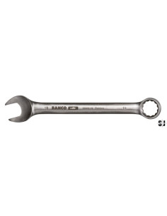 Llave combinada acodada de acero inoxidable de 27 mm, 215 mm