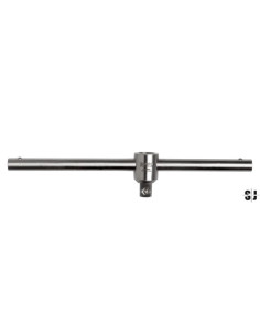 Mango corredizo en T de acero inoxidable de 3/4", 350 mm