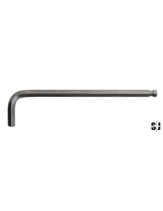 Llave acodada de acero inoxidable con extremo de bola largo para tornillos hexagonales de 5 mm, 123 mm
