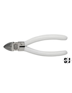 Alicates de corte diagonal de acero inoxidable con mangos recubiertos de PVC, 195 mm