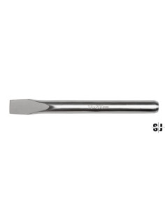 Cincel plano de forma ovalada de 55° de acero inoxidable de 30 mm, 500 mm