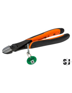 Alicates de corte diagonal ERGO™ para trabajos pesados con anilla de seguridad de 200 mm