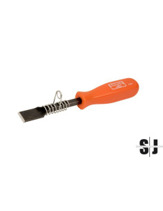Rasqueta de carbono con muelle de seguridad de 210 mm