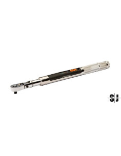 Llave dinamométrica electrónica de par y grados y cabeza de carraca fija