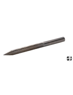 Limas rotativas ojivales con punta de carburo de tungsteno, 6 mm x 36 mm, para reparación de neumáticos 12/10 DPP, 6 mm