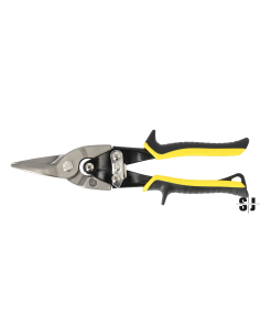 Tijeras cortachapa de 250 mm con corte recto y con más potencia gracias a la acción de palanca y el mango amarillo de 1,5 mm 2