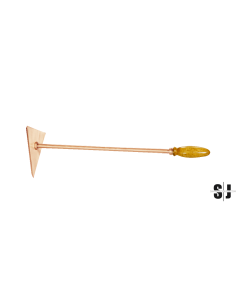 Rasqueta triangular, anti-chispa de Cobre Berilio (470 mm)