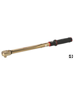 Llaves dinamométricas de disparo mecánicas ajustables antichispa con visor de escala y cabeza fija de carraca de cobre al berili