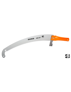 Serrucho de poda para pértiga y dientes refilables 6 DPP con mango de acero tubular y gancho con punta ampliada de 360 mm