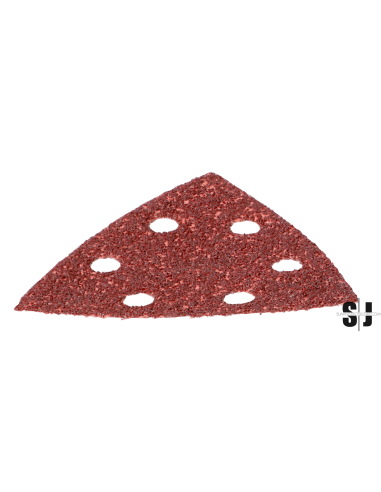 Juego de almohadillas de lijado multiherramientas triangulares, G 80, 80 mm, 5 piezas