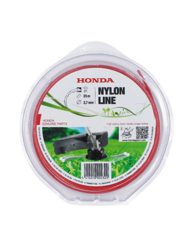 Hilo de nailon 2,70 mm (rojo) Honda Silent® trenzado