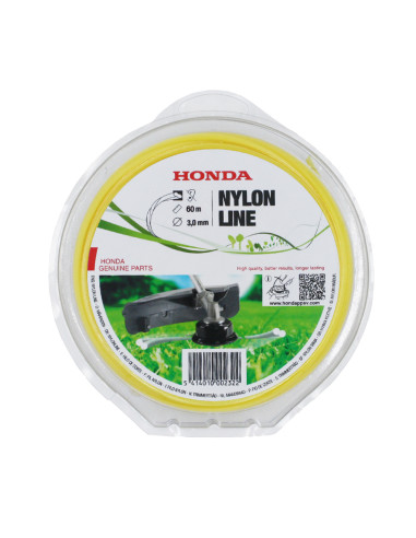 Hilo de nailon 3,00 mm (amarillo) Honda Silent® trenzado