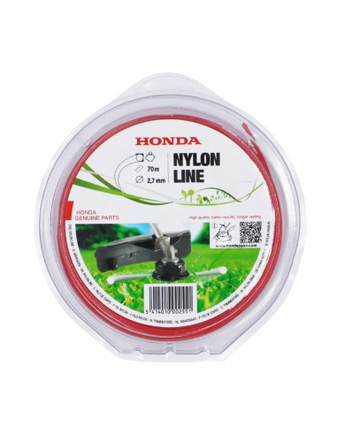 Hilo de nailon 2,70 mm (rojo) Honda Redondo
