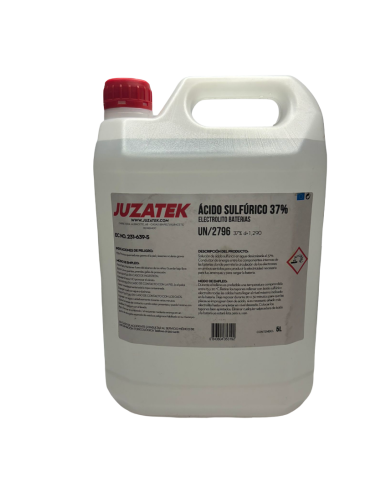 ÁCIDO PARA BATERÍAS 5L JUZATEK