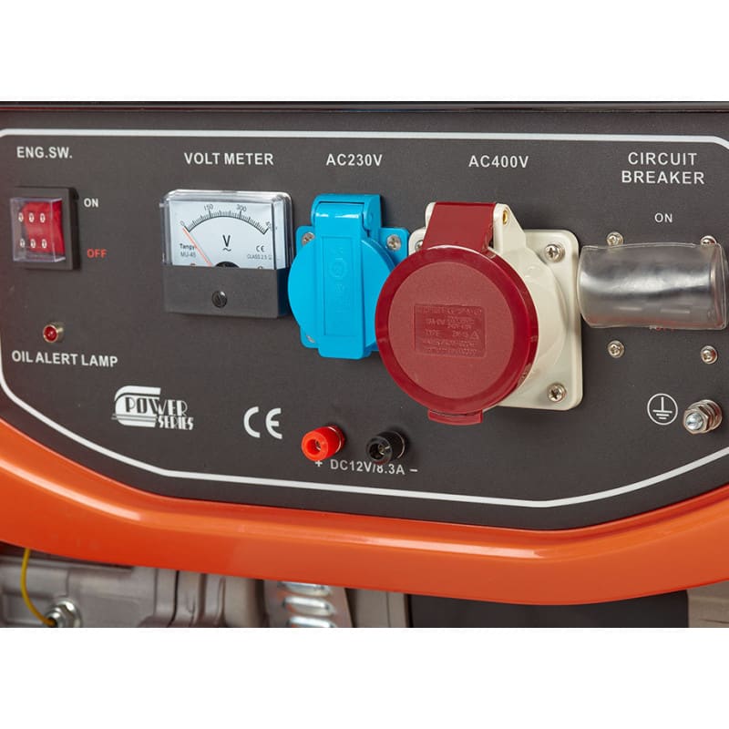 GENERADOR GASOLINA TRIFÁSICO 5500 W / 6,8 KVA - 7.2A