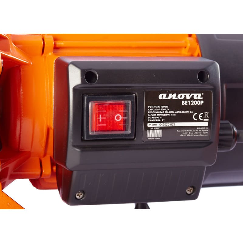 BOMBA ELECTRICA CON PRESS CONTROL 1200W